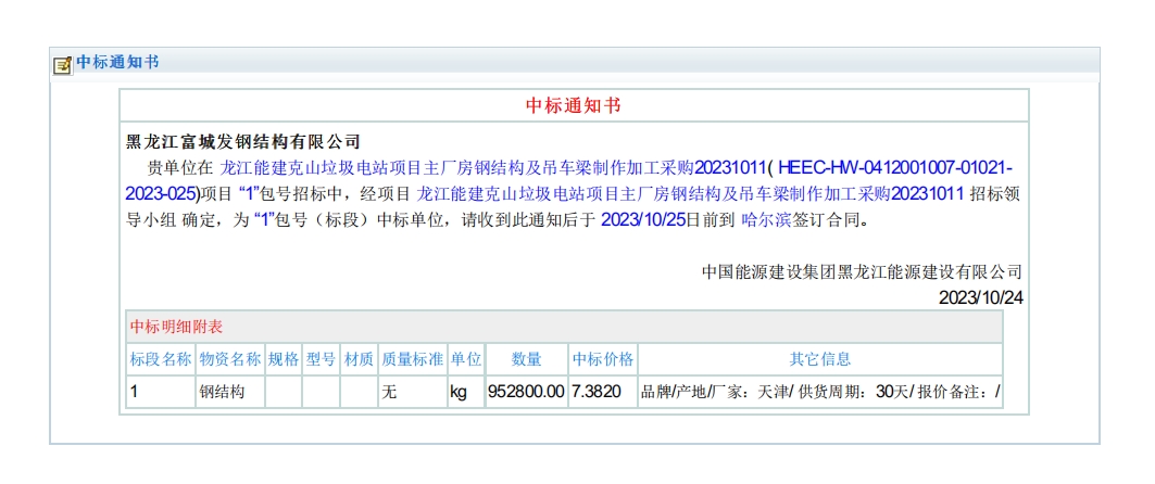 承揽中国能源建设集团工程